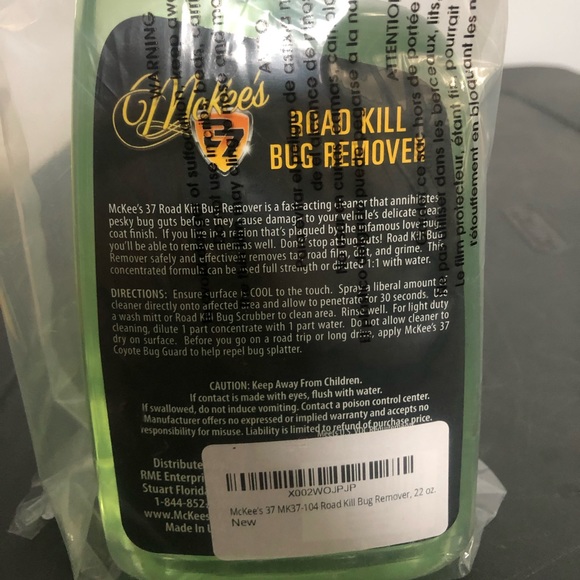 mckees Other Mckees 37 Road Kill Bug Remover 2 Pack Of Bug